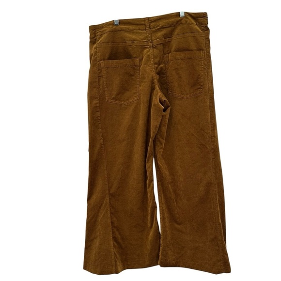 NEW The Adi Mid-Rise Relaxed Flare Jeans by Pilcro Velvet Edition Brown Size 32P - Picture 3 of 8